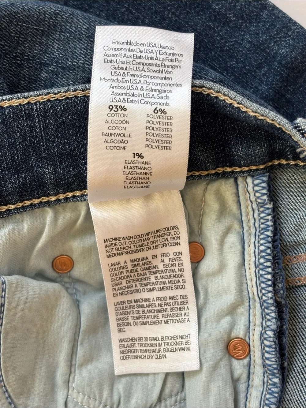 MOTHER The Insider Crop Step Fray Girl Crush Jeans Size 27